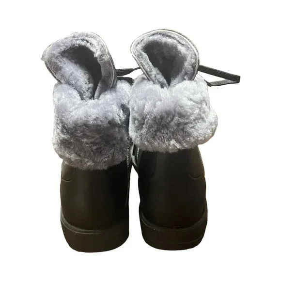 Blundstone Women's Leather Thermal Lace Up Boots 1465 BLACK US 8.5 NWOB - Picture 2 of 5